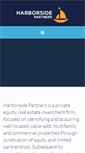 Mobile Screenshot of harborsidepartners.com
